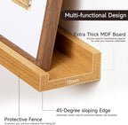 Floating Picture Ledge Shelves for Wall Set of 2, 84 Inches Picture Ledge Shelf - Image 4