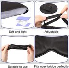 Newcotte 50 Pcs Silk Sleep Eye Mask - Image 3