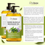 Arnica Sore Muscle Massage Oil – 100% Pure & Natural - Image 4