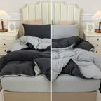 PURE ERA Jersey Knit Duvet Cover Set 100% T-Shirt Cotton Super Soft Comfy 3pc - Image 5