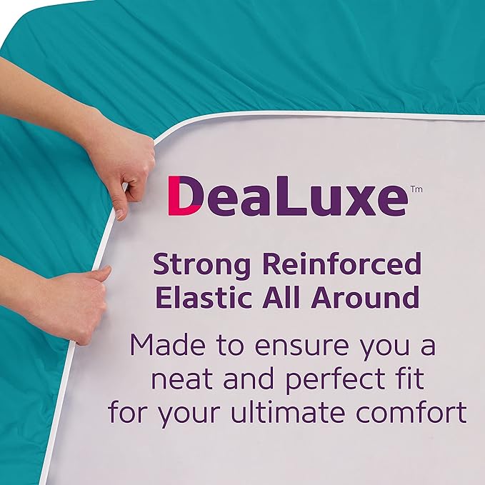 Full Fitted Sheet – Deep Pocket Full Size Fitted Sheets Only Real 16” Fitted - Image 4