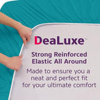 Twin Deep Pocket Fitted Sheet 21' Twin Size Perfectly Fits 17'23' Mattresses & - Image 4