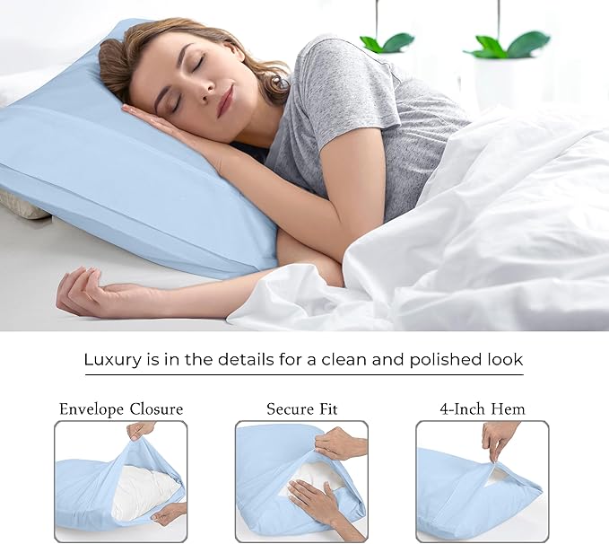 Royale Linens King Pillowcase Set of 2 - Image 7