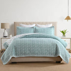 SahSahCasa Quilt Set Queen Size, 100% Cotton Quilt Bedding Set Bedspread - Image 8