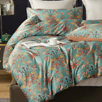 Cupocupa Duvet Cover King Size Set Boho Floral Pattern King Duvet Cover Set - Image 2