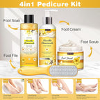 LUCOTIYA Foot Soak Set Pedicure Kit, Vanilla chamomile Foot Soak Salts - Image 6