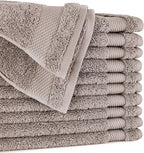 BIOWEAVES 100% Organic Cotton 700 GSM Plush Washcloths 13" x 13" GOTS Certified by BIOWEAVES