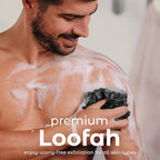 MainBasics Bath Shower Loofah Sponge Pouf Body Scrubber Exfoliator Body Wash - Image 2
