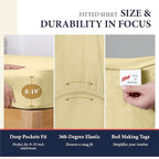 100% Egyptian Cotton Queen Size Sheets Set - Image 4