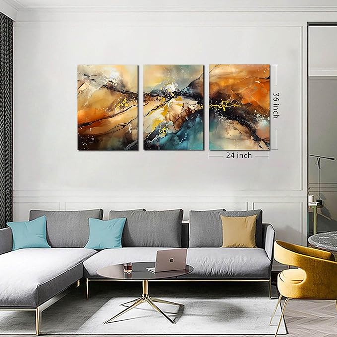 Abstract Living Room Pictures Wall Decor - Image 7