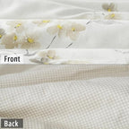 LEMIROE Floral Cotton Comforter Queen Size - Image 4