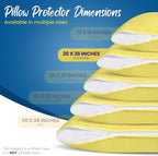 Utopia Bedding Premium 100% Waterproof Pillow Protectors - Image 2