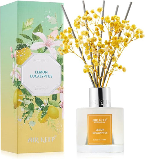 Airkeep Reed Diffuser Set, 3.38 fl oz by Airkeep