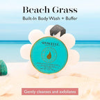 Spongellé Beach Grass Wild Flower Bath Sponge | Built-in Body Wash & Body - Image 2
