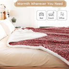 LaffyLo Electric Heated Blanket Full Size 72 x 84, Fast Heating Blanket - Image 7