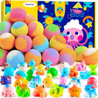Bath Bombs for Kids with Surprise Inside, 28 Fun Fizzy Shower Bombs with Land & by Unknown