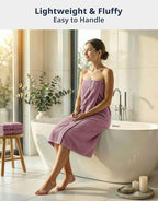 LANE LINEN Bathroom Towels Set of 12 – Zero Twist, 100% Cotton Soft Towel - Image 2