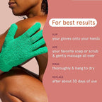 Clean Logic Stretch Bath & Shower Gloves - Image 7