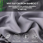 Curved Pillow Case Queen Size, Side Sleeper Pillow Cases Cover Cooling Rayon - Image 5