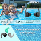 Kids Swimming Ear Plugs, 3 Pairs Waterproof Reusable Silicone Child Swim - Image 7
