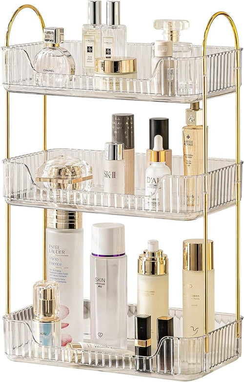 Akinbas 3 Tier Bathroom Organizer Countertop Makeup Perfume Tray Skincare by AKINBAS