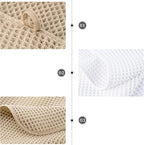 POLYTE 430 GSM Microfiber Quick Dry Lint Free Oversize Bath Towel Set, 6 Piece - Image 9