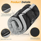 CYMULA Camping Cot Mattress 2in Memory Foam Sleeping Pad, Soft Warm Non-Slip - Image 4