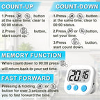 ZILLEEN Classroom Timer for Kids Teachers 6 Pack Digital Timers - Image 8