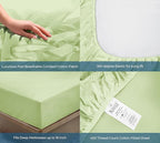 Royale Linens 400 Thread Count 100% American Grown Cotton Fitted Sheet Queen - Image 5