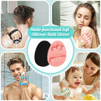 Silicone Bath Gloves 2PCS, 360° Anti-Slip Silicone Body Scrubber - Image 6