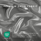 FreshCulture Satin Sheets Twin Size Bed Set - Image 5