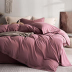 JELLYMONI 100% Washed Cotton Duvet Cover Full – Soft, Breathable Linen-Look by JELLYMONI