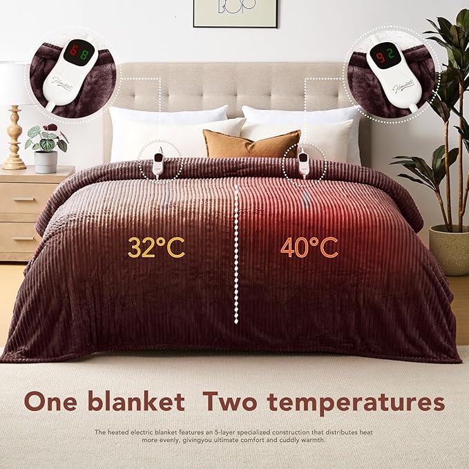 Homemate Electric Heated Blanket King Size - Image 8