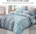 PURE ERA Jersey Knit Duvet Cover Set 100% T-Shirt Cotton Super Soft Comfy 2pc - Image 5