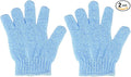 2 Pcs Shower Gloves, Exfoliating Gloves, Exfoliating Mitt, Exfoliating Body by CREHODEC