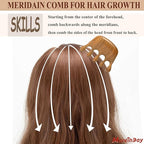 Wooden Scalp Massager Comb, Loc Comb - Image 3