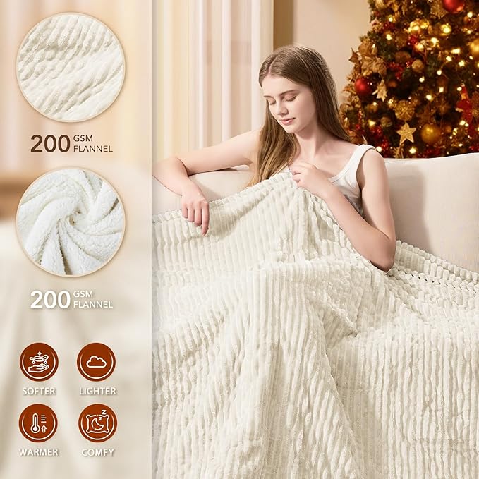 Homemate Electric Heated Blanket Full Size - Image 2