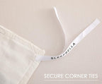 SLEEPBELLA Duvet Cover Twin Size, 600 Thread Count Cotton Botanical Flowers - Image 7