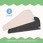 Turbie Twist 2-Pack Microfiber Hair Towel - Image 3