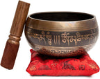 Premium Tibetan Singing Bowl Set – Handmade in Nepal Sound & Meditation Bowl – - Image 6