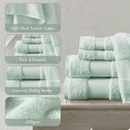 Madison Park Turkish 100% Cotton 600Gsm Luxury Premium Thick Soft Absorbent - Image 4