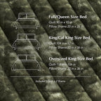 EVERGRACE Velvet Quilt Set California King 118'' x 106'', Luxurious Soft - Image 9