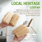 Natural Vietnamese Loofah Sponge, 100% Plant-Based Luffa Exfoliating Body - Image 7