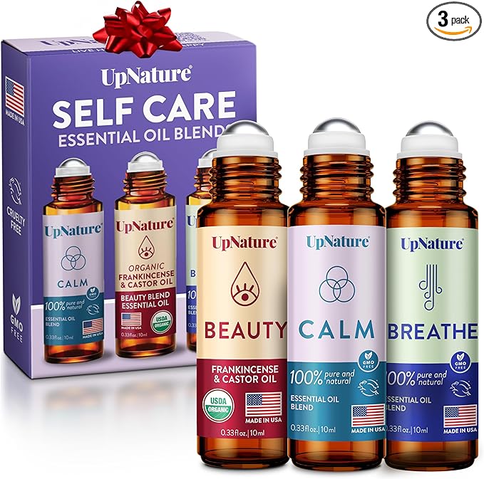 UpNature Self Care Essential Oil Roll On Set – Gifts by UpNature