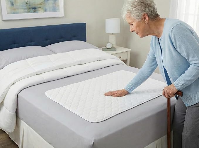 RMS Ultra Soft 4-Layer Washable and Reusable Incontinence Bed Pad - Image 3