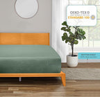 ROYALE LINENS 300 Thread Count 100% Long Staple Combed Cotton Fitted Sheet King - Image 6