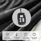 Heated Blanket Electric Blanket King Size 90''x100'' - Image 7