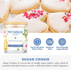 Pet House Candles Plant Based Cookie Scented Candle Clean Burning, Long Lasting - Image 2