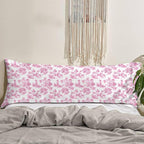 Pink Chinoiserie Golden Retriever Dog 20x54 Body Pillow Cover - Image 4