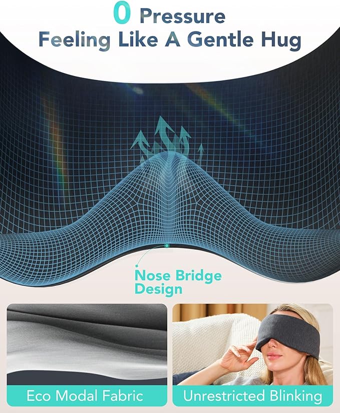 SKG Restore Sleep Mask-100% Sleep Mask Blackout - Image 3